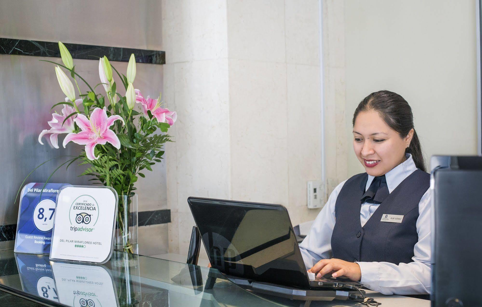 Del Pilar Miraflores Hotel ليما المظهر الخارجي الصورة
